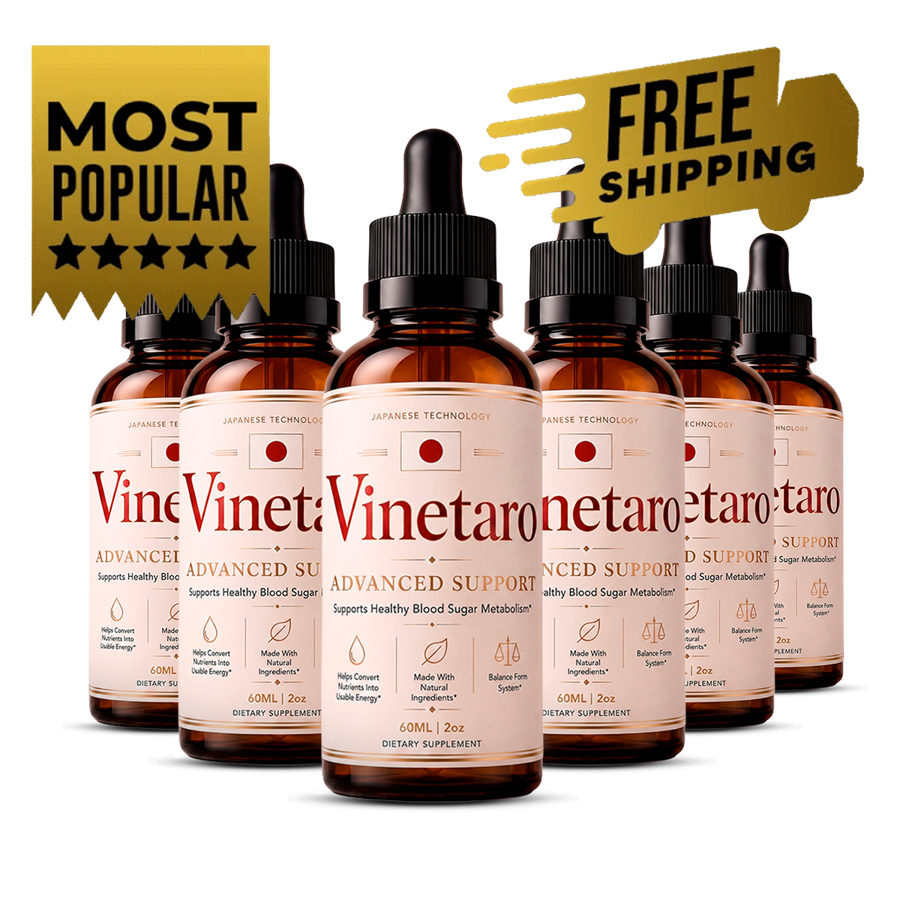 Vinetaro blood sugar support bottles